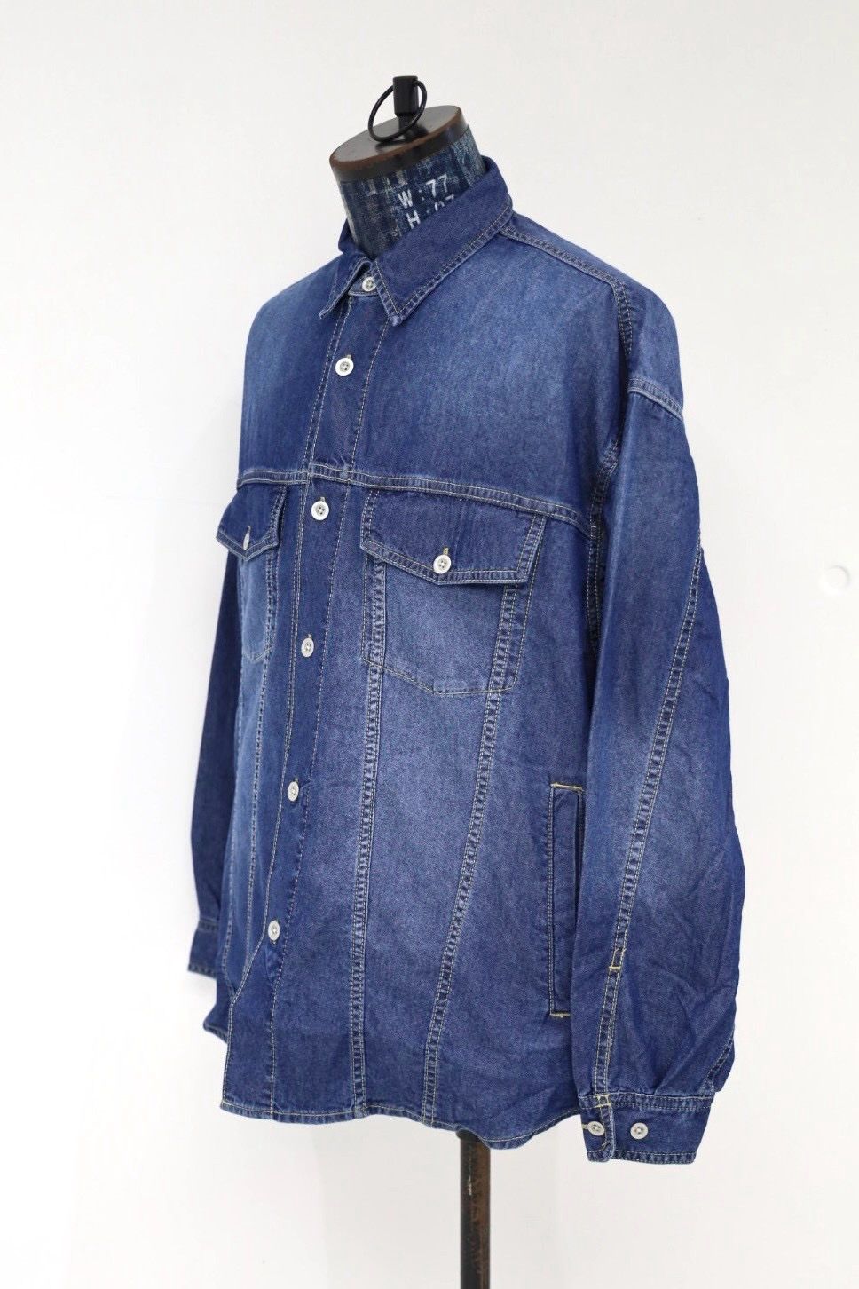 フレッシュサービス 26AW N/C TECH DENIM TRUCKER SHIRT(FSC263-50043)DARK WASH☆9月5日(土)新作発売！