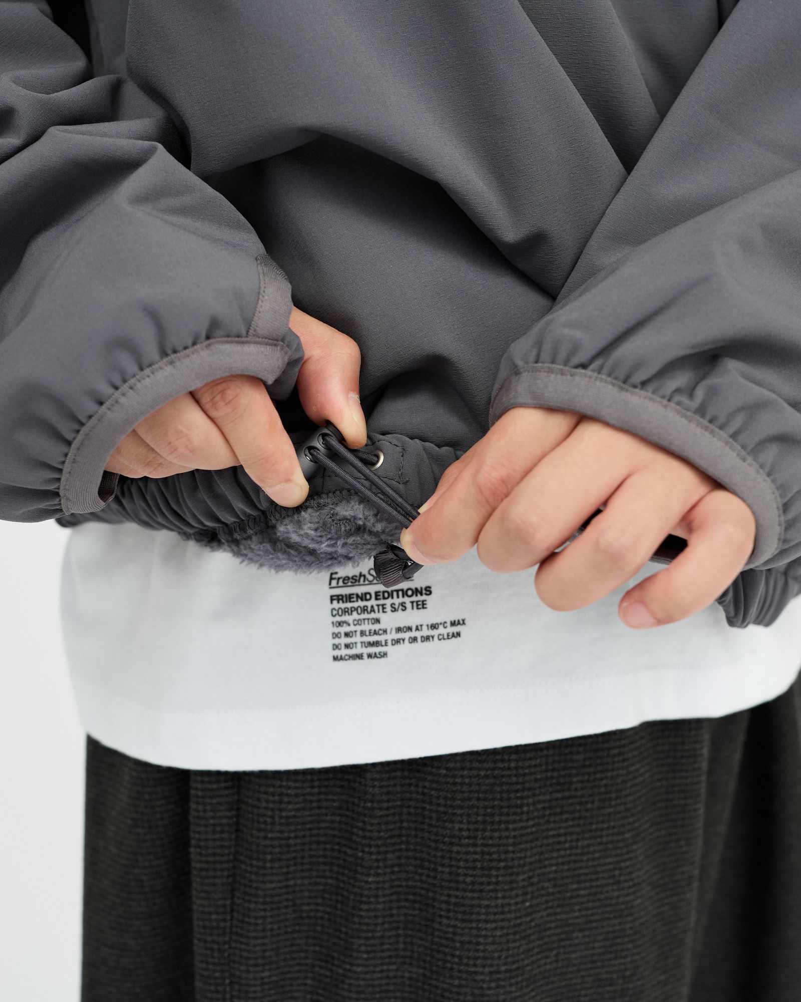 フレッシュサービス 26AW  COMFORT-SHIELD FLEECE CREW NECK PULLOVER(FSC263-70027)D.GRAY☆10月24日(土)新作発売！