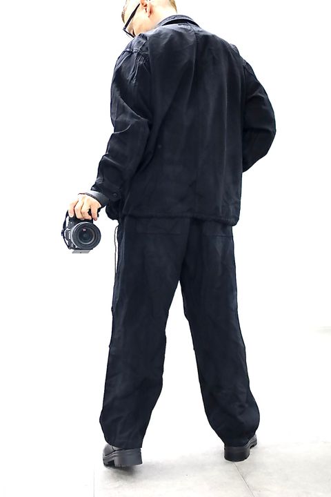 COMME des GARCONS HOMME 26SS エステルサージ製品染め3Bジャケットスタイル