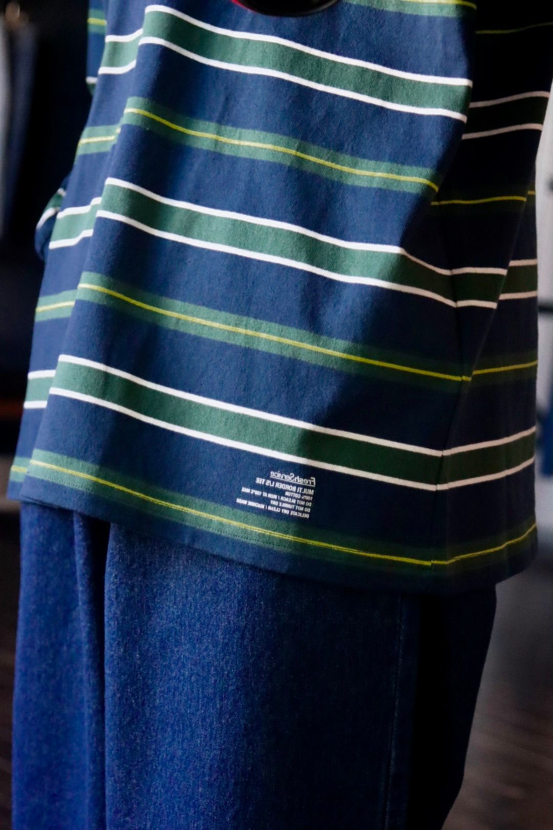 FreshService フレッシュサービス 23AW MULTI BORDER L/S TEE