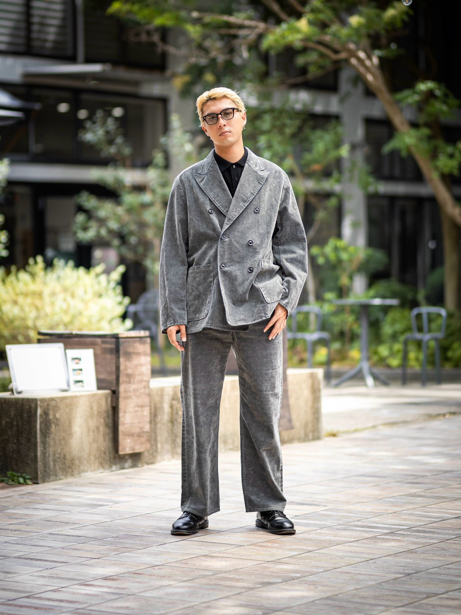 マーカ 26AW RELAXED FIT W.B JACKET(M26C09JK01C) GRAY ☆新作発売！