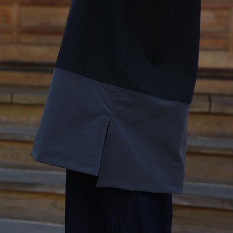 COMME des GARCONS HOMME HOMMEエステルナイロンツイル切り替えポケット半袖シャツ(HG-T021-051) style. 2021.05.07.