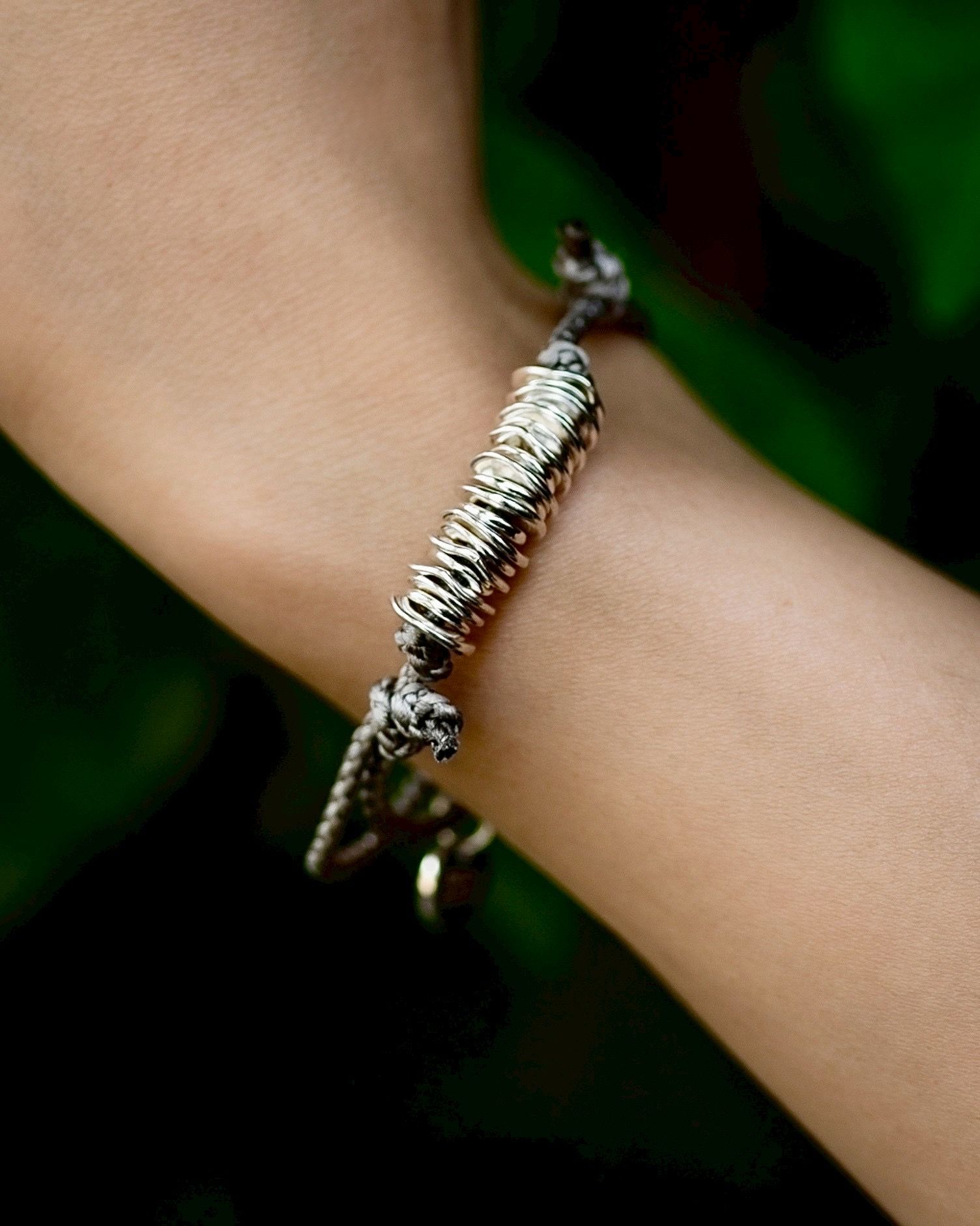 xolo jewelry ショロ　シルバー925 ブレスレット XOLO - XOLO JEWELRY ショロジュエリー / Piece Silk Code