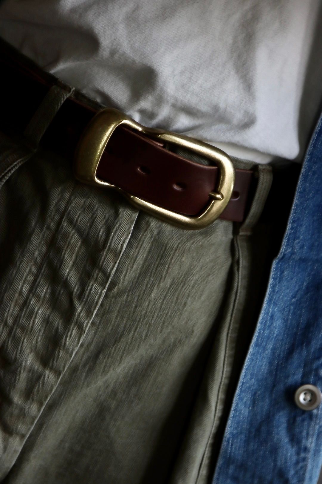 Hender Scheme - エンダースキーマ ベルト Settler's belt 35mm qn-rc