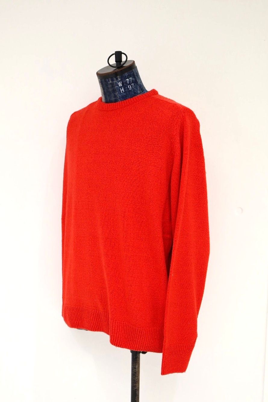 アプレッセ 2026 STYLE1 Washed Silk Nep Crew Neck Sweater(26SAP-03-07)RED☆1月10日(土)発売！