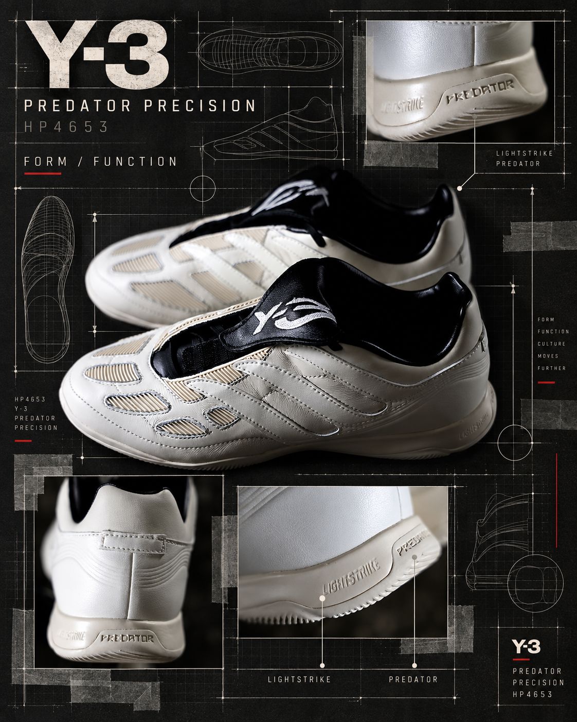 ワイスリー  Y-3 PREDATOR PRECISION(HP4657)CREAM WHITE☆新作発売！