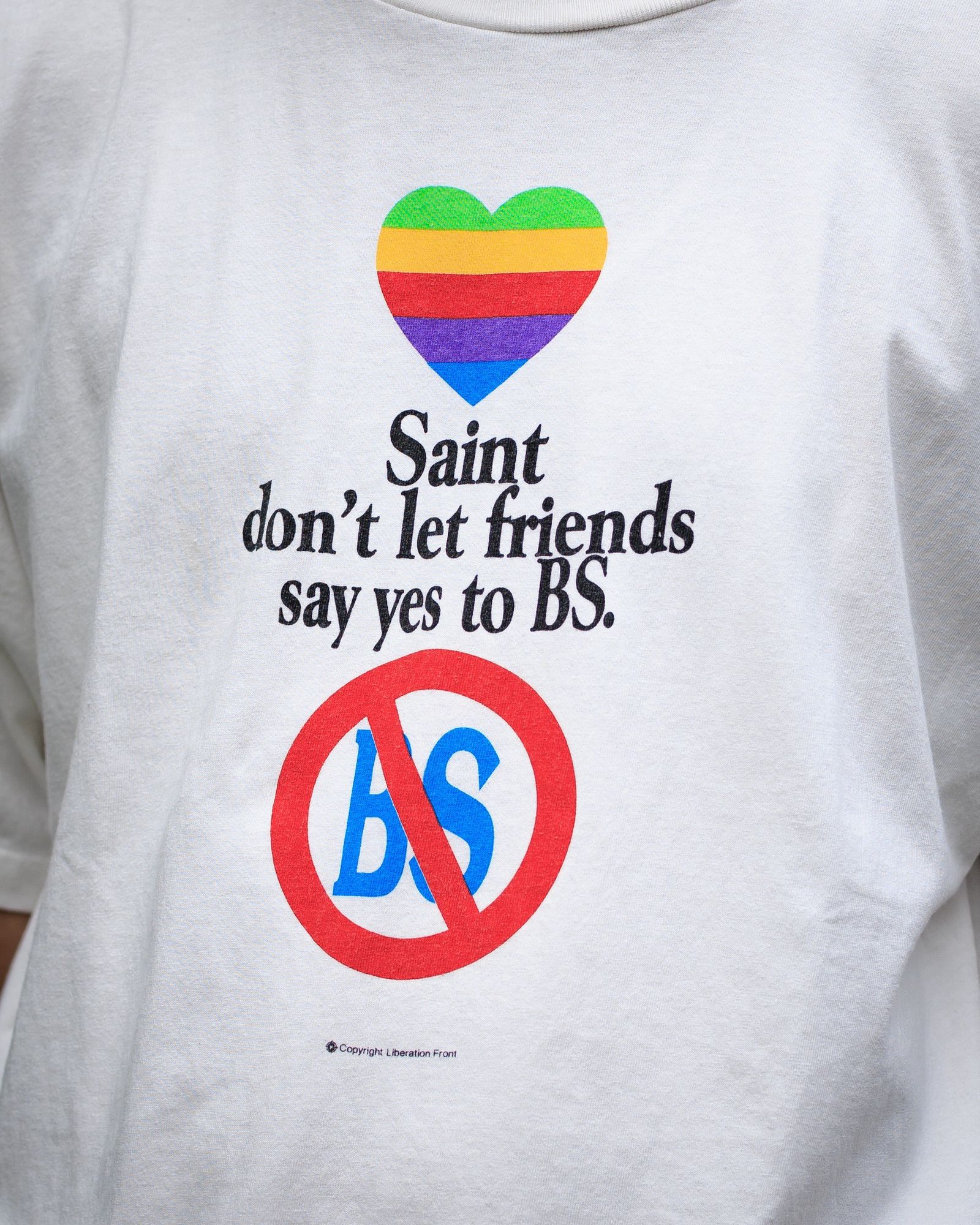 セントマイケル don't_SS T-SHIRT(SM-MK1-0000-014)WHITE