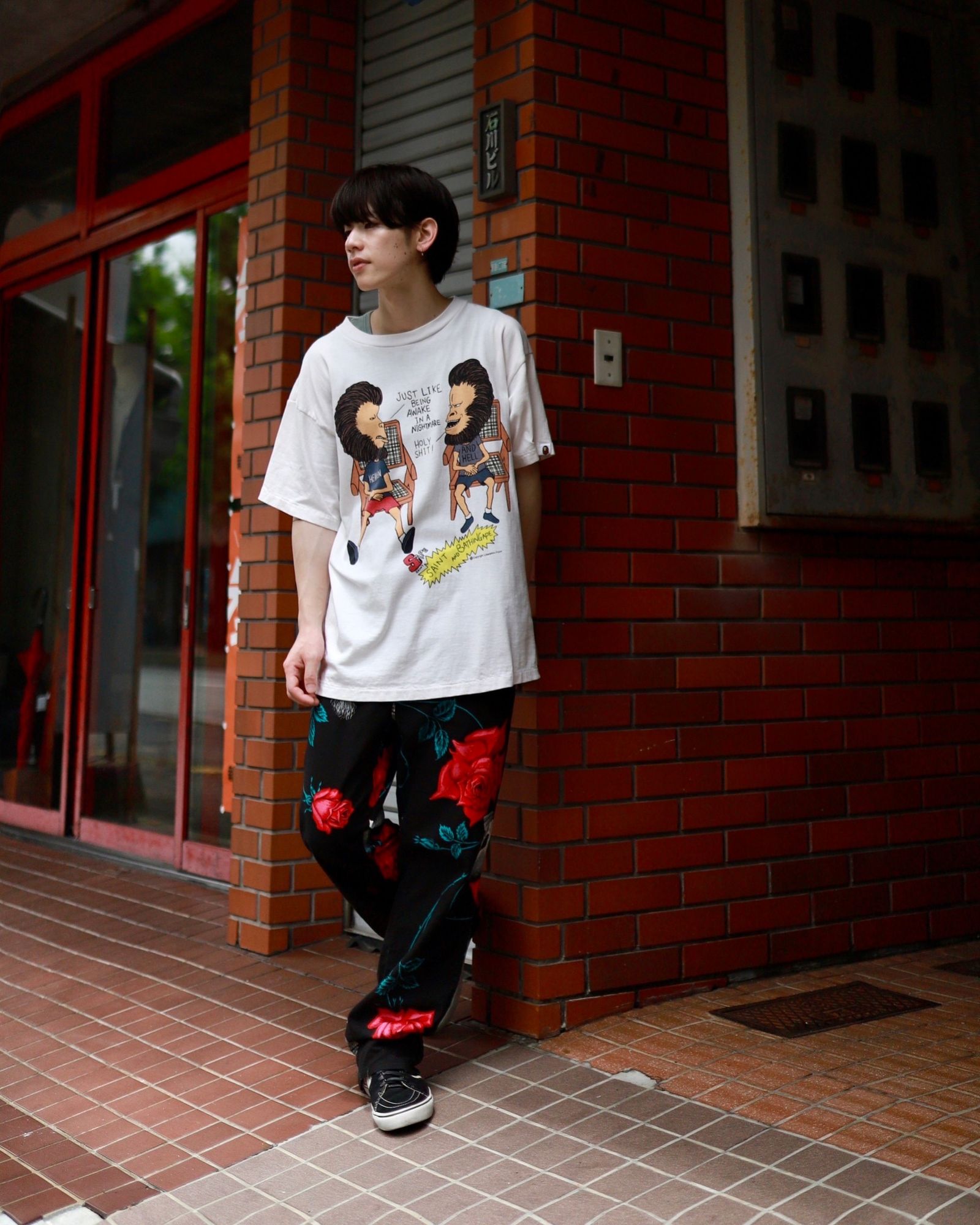 ©SAINT M×××××× ×WILDSIDE YOHJI YAMAMOTO PAJAMA PANTS markスタイル