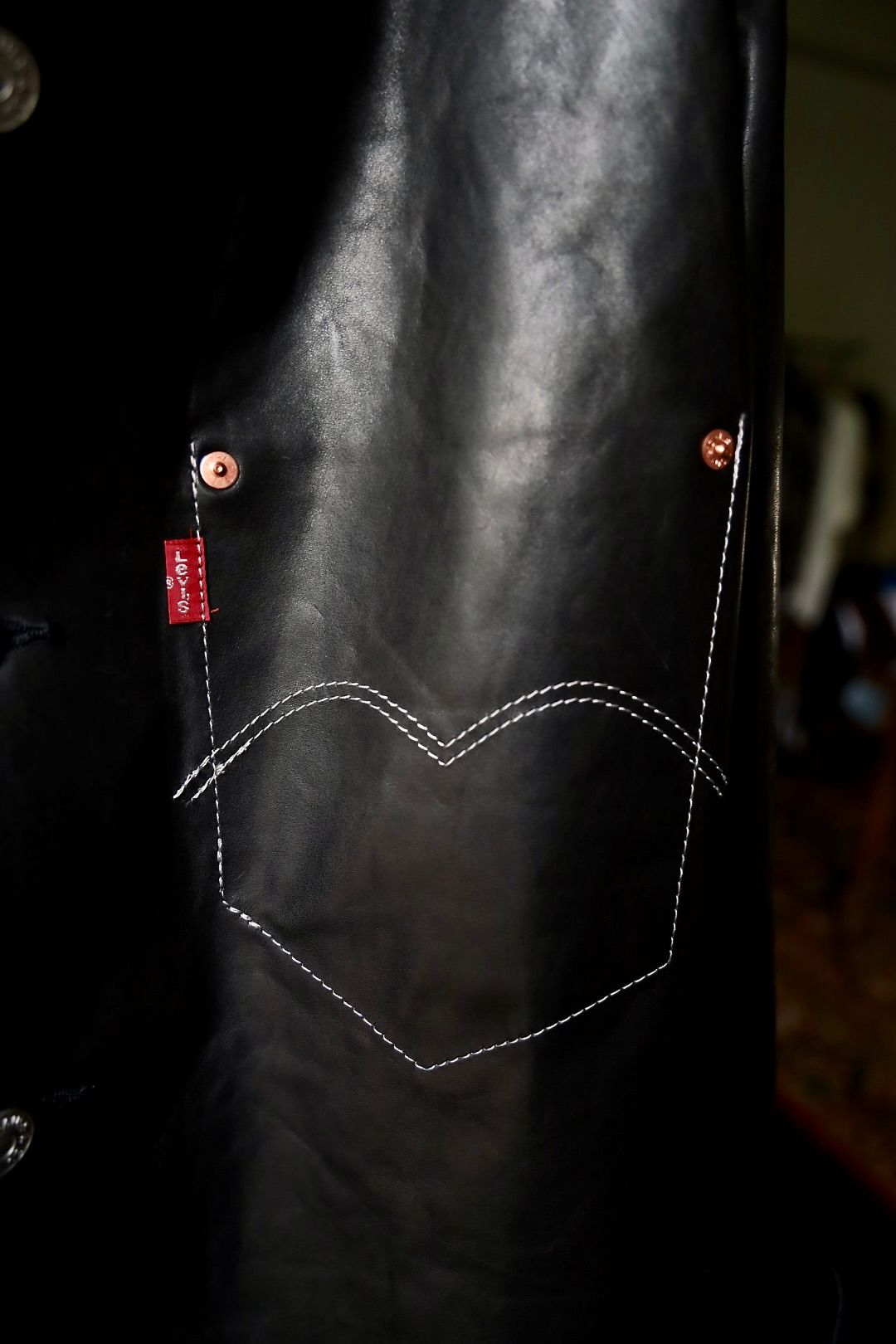 アイジュンヤワタナベマン 24AW Levi’s Wネームレザージャケット(WN-J914-100)BLACK☆9月20日(金)新作発売！