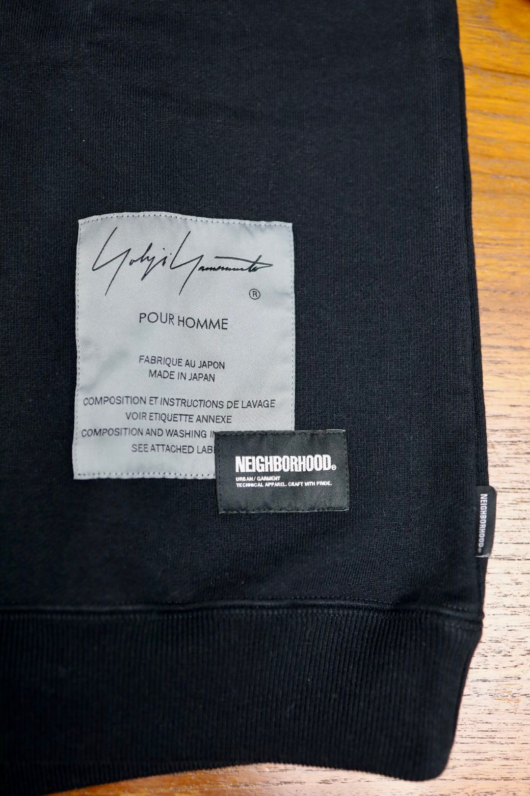 Yohji Yamamoto × NEIGHBORHOOD SWEAT SHIRT LS(HK-T99-99-2S26)BLACK★12月5日(金)発売！