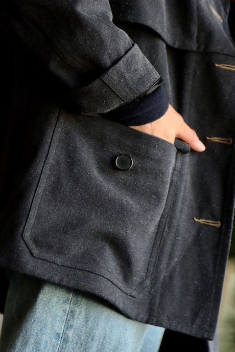 A.PRESSE US.ARMY Mackinaw Coatスタイル