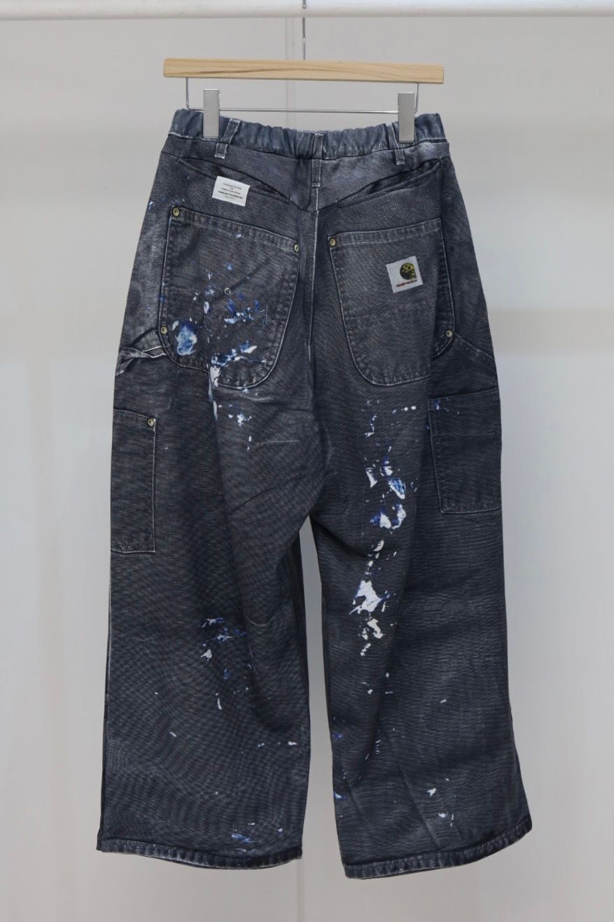 トーキングアバウト ジ アブストラクション 26SS ワイドパンツ PRINT DUCK WIDE PT(26SS-PT-002CH)BLACK新作発売！