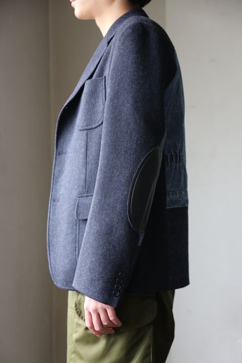 eYe JUNYA WATANABE COMME des GARCONS MAN ウールカシミヤツイード×綿デニム×綿ウィップコード(WF-J022-051) style.2020.9.12.