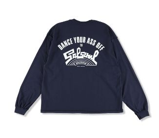 イズネスミュージック 26SS SALSOUL LONG SLE EVE T-SHIRTS(ISNES SMUSIC×SALSOUL)(ISNESSMUSIC×SALSOUL) (IMP7_03_SALSOULLST-01-1)NAVY☆新作発売！