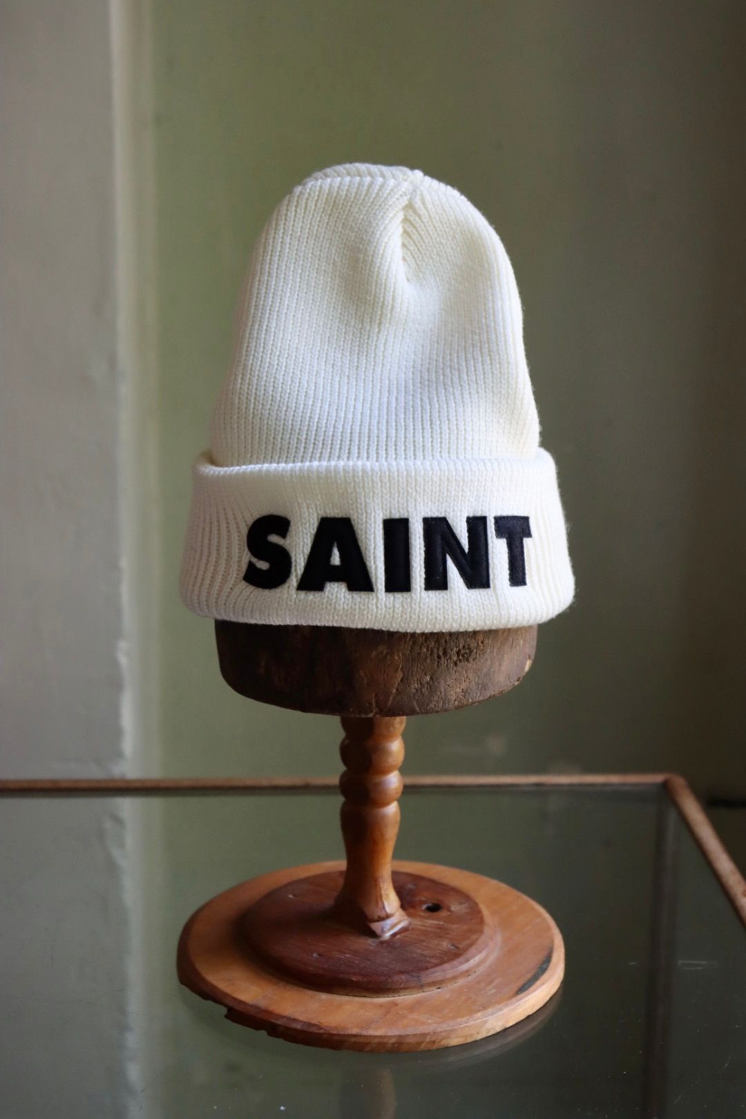 状態試着のみSAINT M×××××× ニット帽 SAINT KNIT CAP