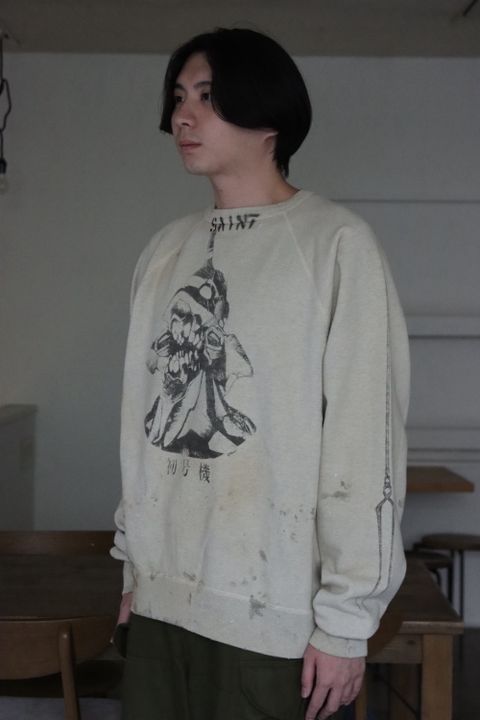 ©SAINT M×××××× エヴァンゲリオンラグランスウェット style.2021.10.22.