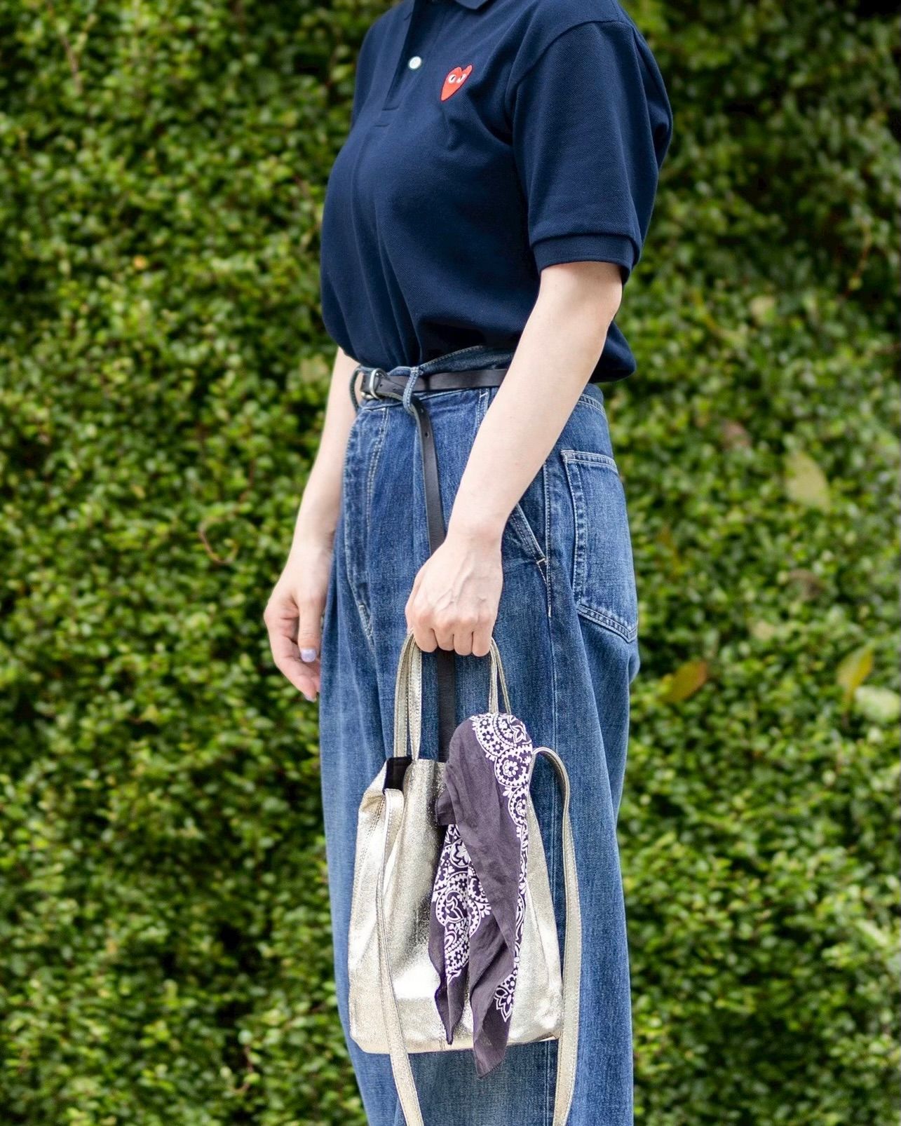 Morphee / モルフェトートバッグ 2WAY SMALL TOTE(LONG)GOLD