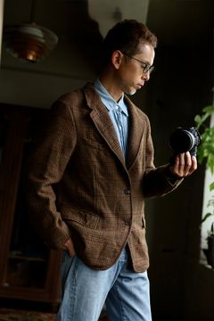 アプレッセ 2026 STYLE2 Washed Alpaca Wool Tweed Jacket(26AAP-01-28)BROWN☆10月17日(土)新作発売！