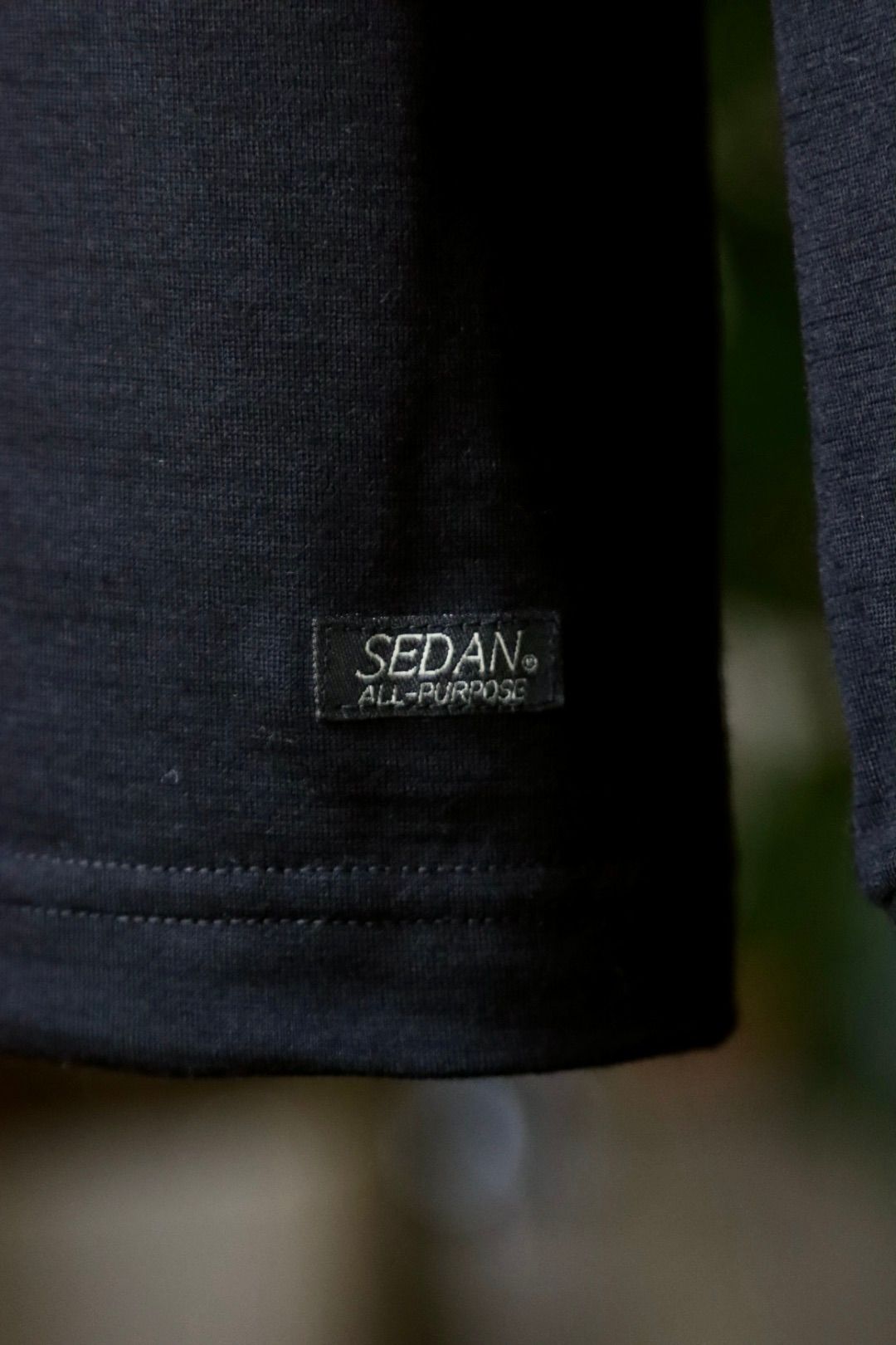 セダンオールパーパス23FW OG LOGO WOOL JERSEY L/S TEE(SD23F-CT02)BLACK