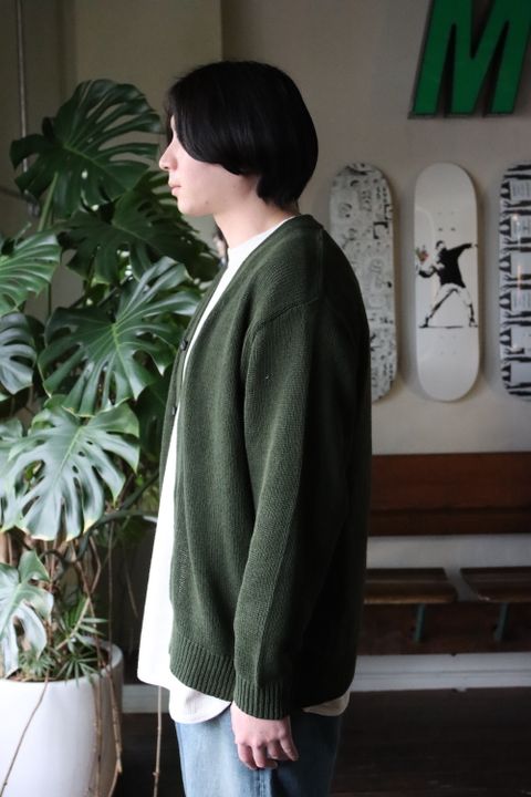 UNIVERSAL PRODUCTS DRY COTTON KNIT CARDIGANE(221-60201) style.2022.2.13
