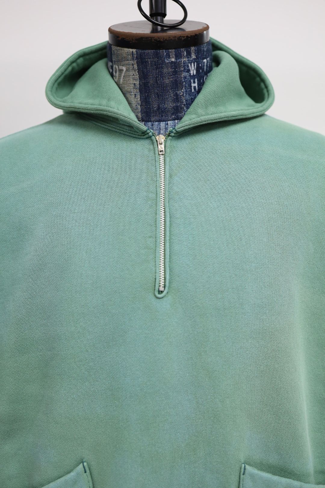 アプレッセ 2026 STYLE1 Vintage Sailor Hood Half Zip Sweatshirt (26SAP-05-13)GREEN☆1月24日(土)発売！