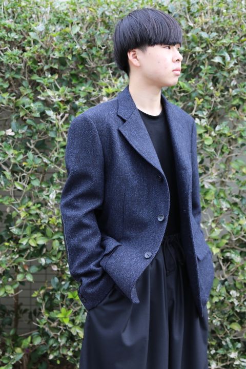 JUNYA WATANABE COMME des GARCONS MAN カシミヤツイード×綿デニム×綿ウィップコード style 2020.12.16.