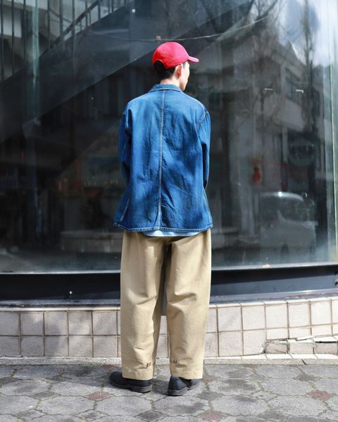 A.PRESSE デニムカバーオールスタイル