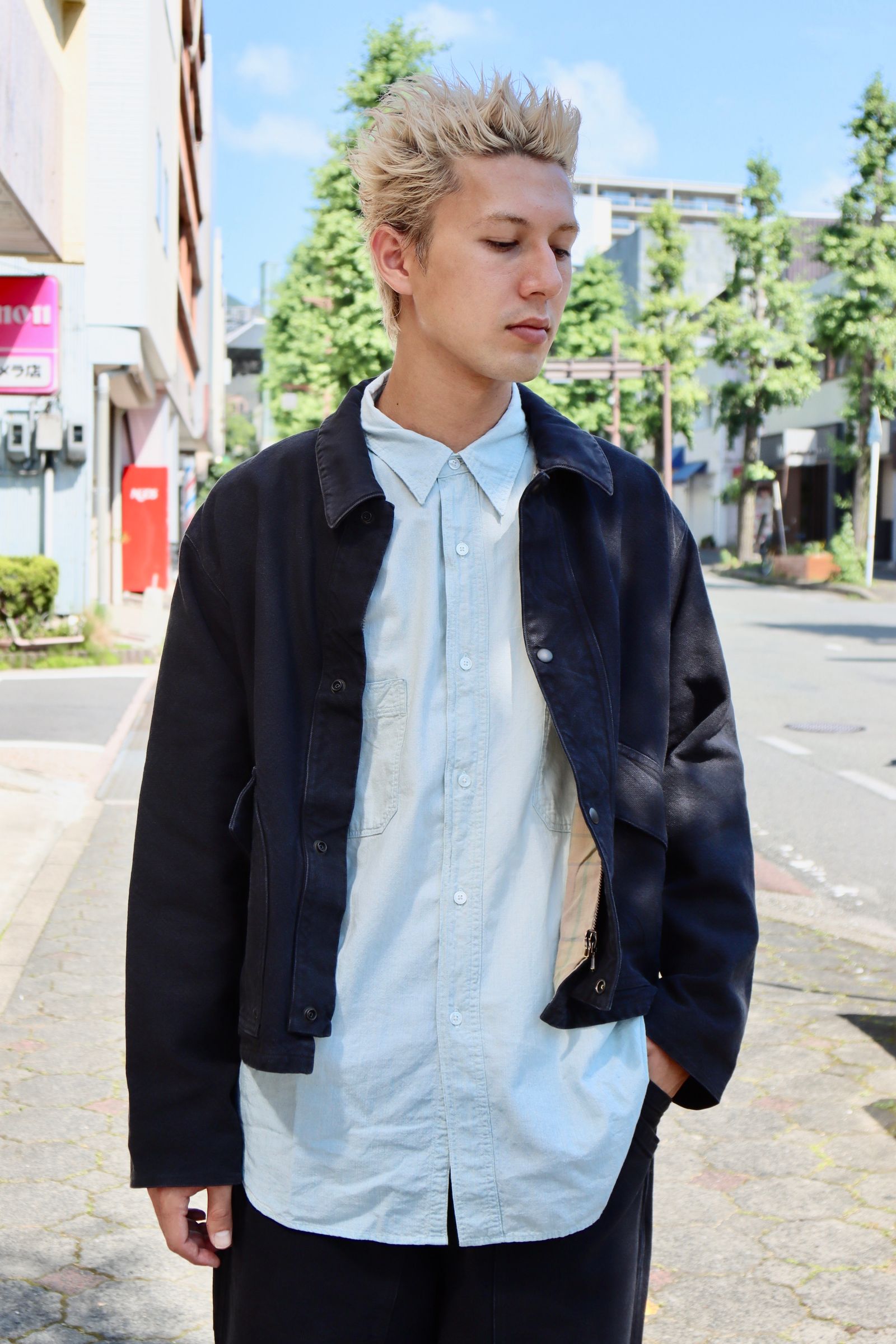 A.PRESSE Vintage Silk Hemp Hunting Jacket☆新作発売！ | 6840
