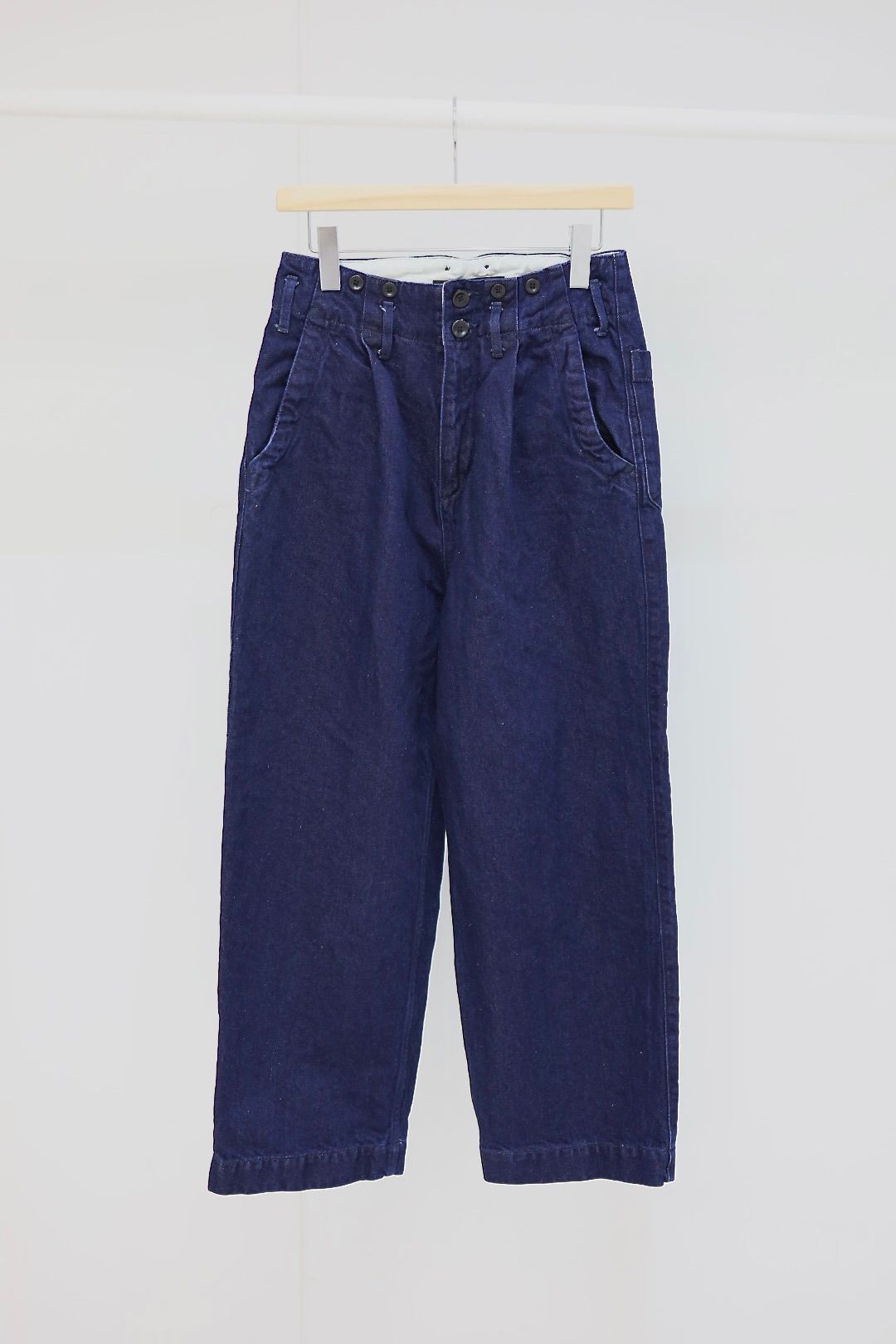 Gurank 26SS グランク コットンリネンデニムワークパンツ CL denim work pants (2620)INDIGO★新作発売！