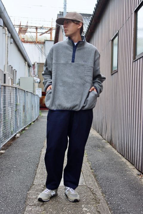 SEDAN ALL-PURPOSE セダンオールパーパス 23AW Fleece Snap Pulloverスタイル