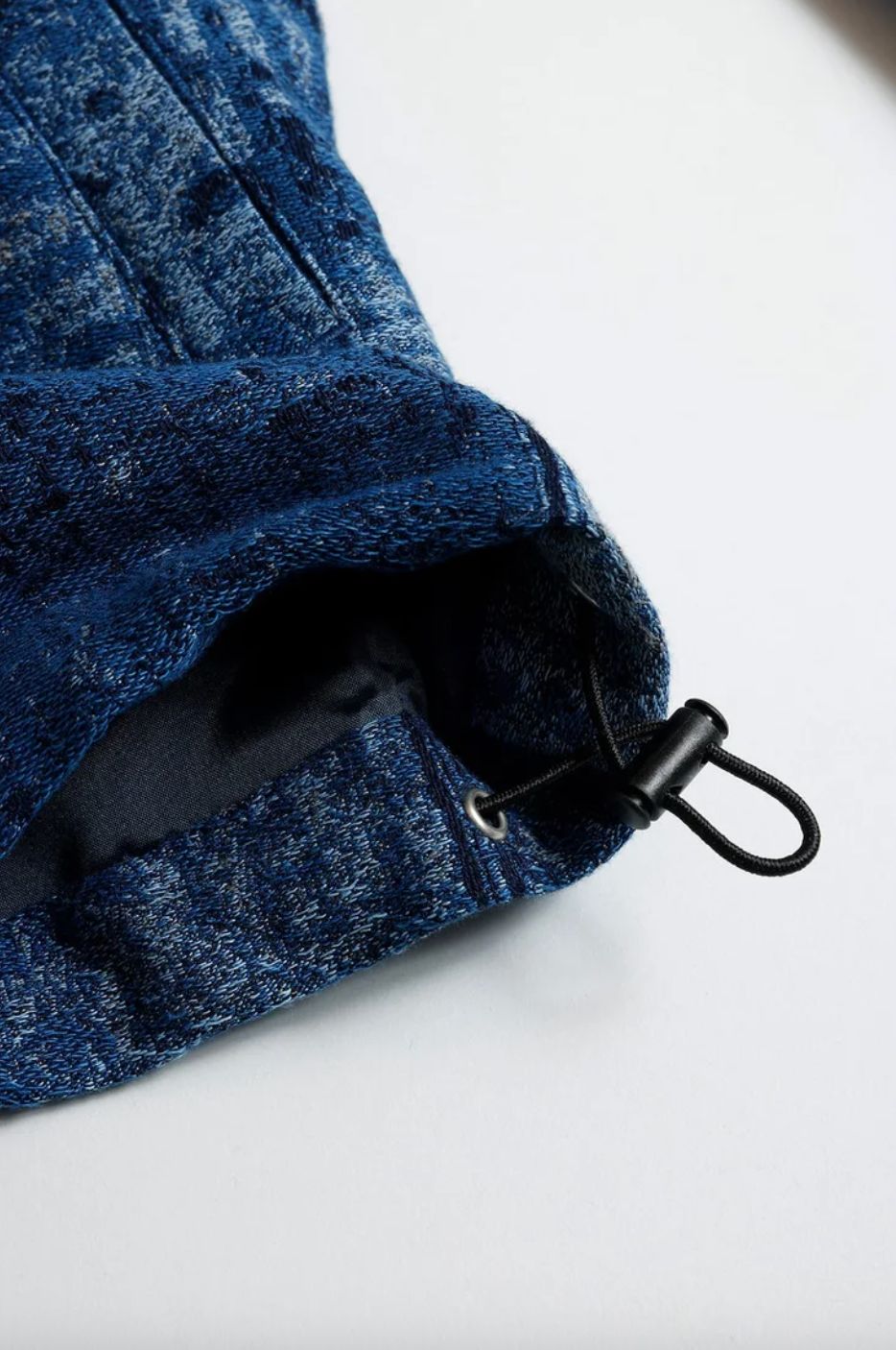 ファンダメンタル デニムシャツ BORO JAQUARD COACH RINSE(FA25JK47R)INDIGO☆新作発売！