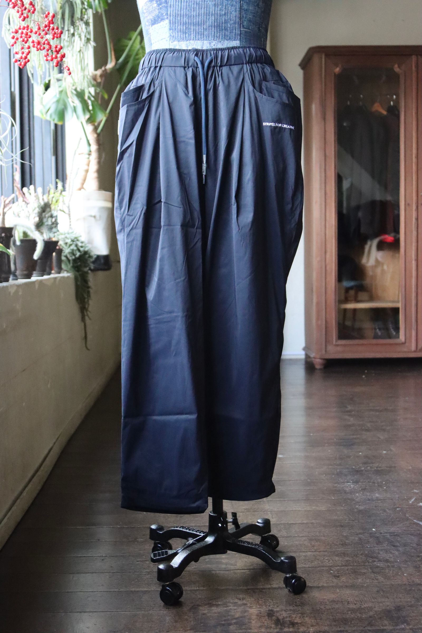 S.F.C 24SS エスエフシーWIDE TAPERED EASY PANTS(SFCSS24P02)Navy