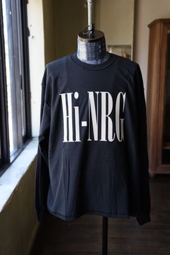 イズネスミュージック 25AW HI-NRG LONG SLEEVE T-SHIRT (IMP6_12_HI-NRGLS01) BLACK