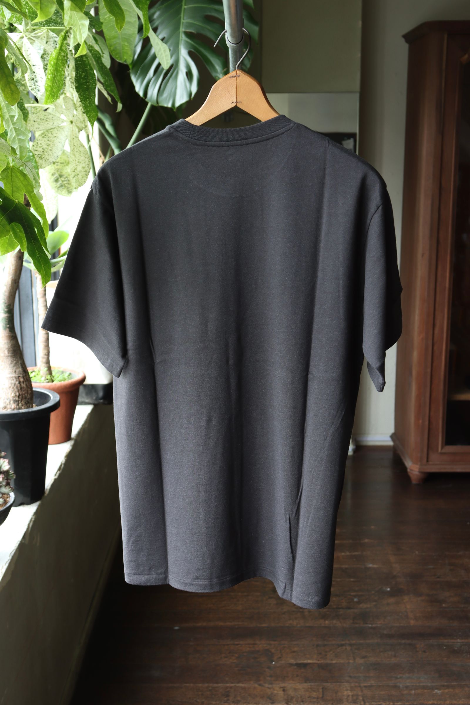 アプレッセ 2025 STYLE2 Cachmere Blend S/S T-Shirt(25AAP-05-01)CHACOAL