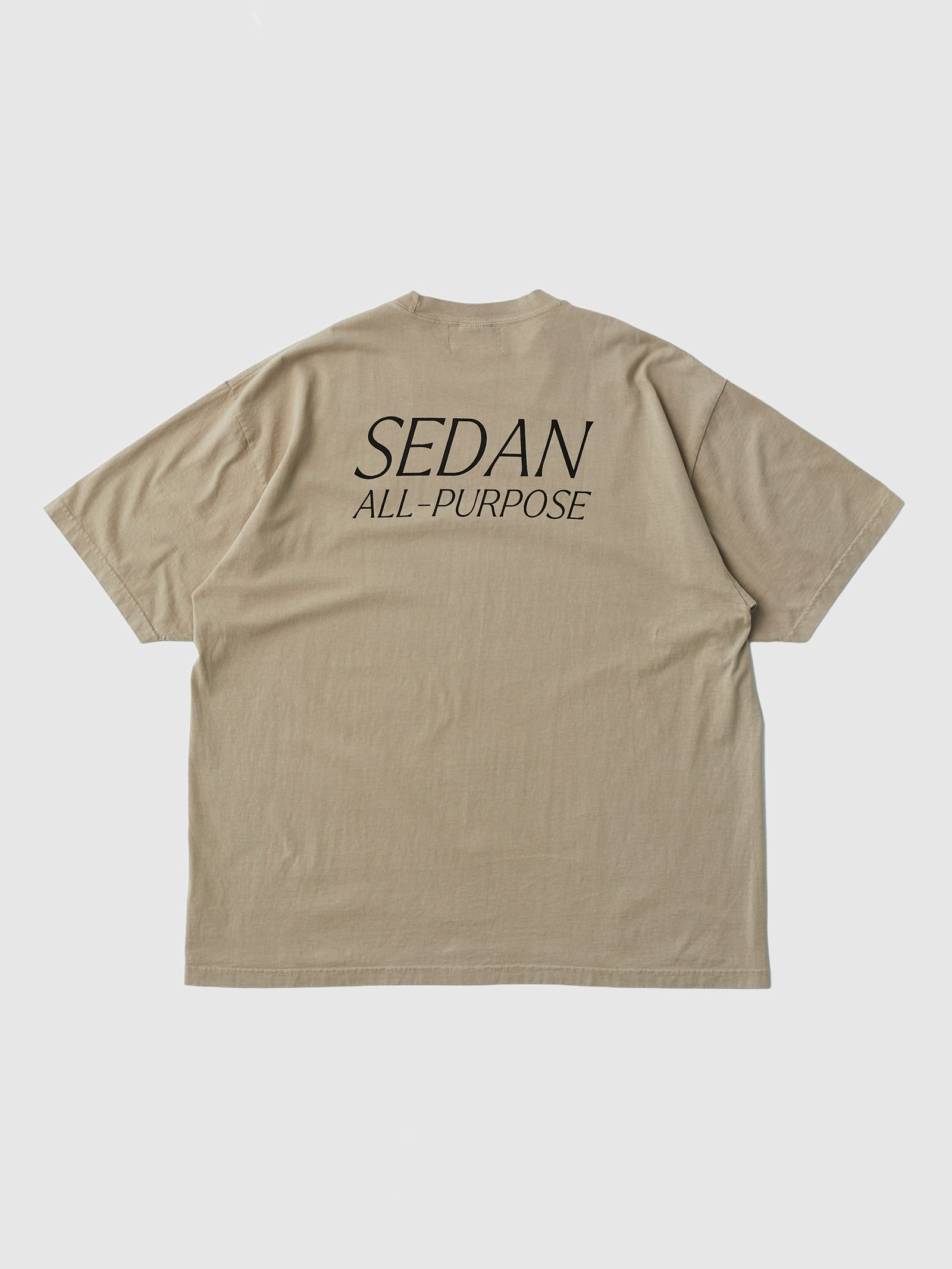 セダンオールパーパス SS24 Garment Dyed S/S Tee(SD24S-CT06)Sand - S