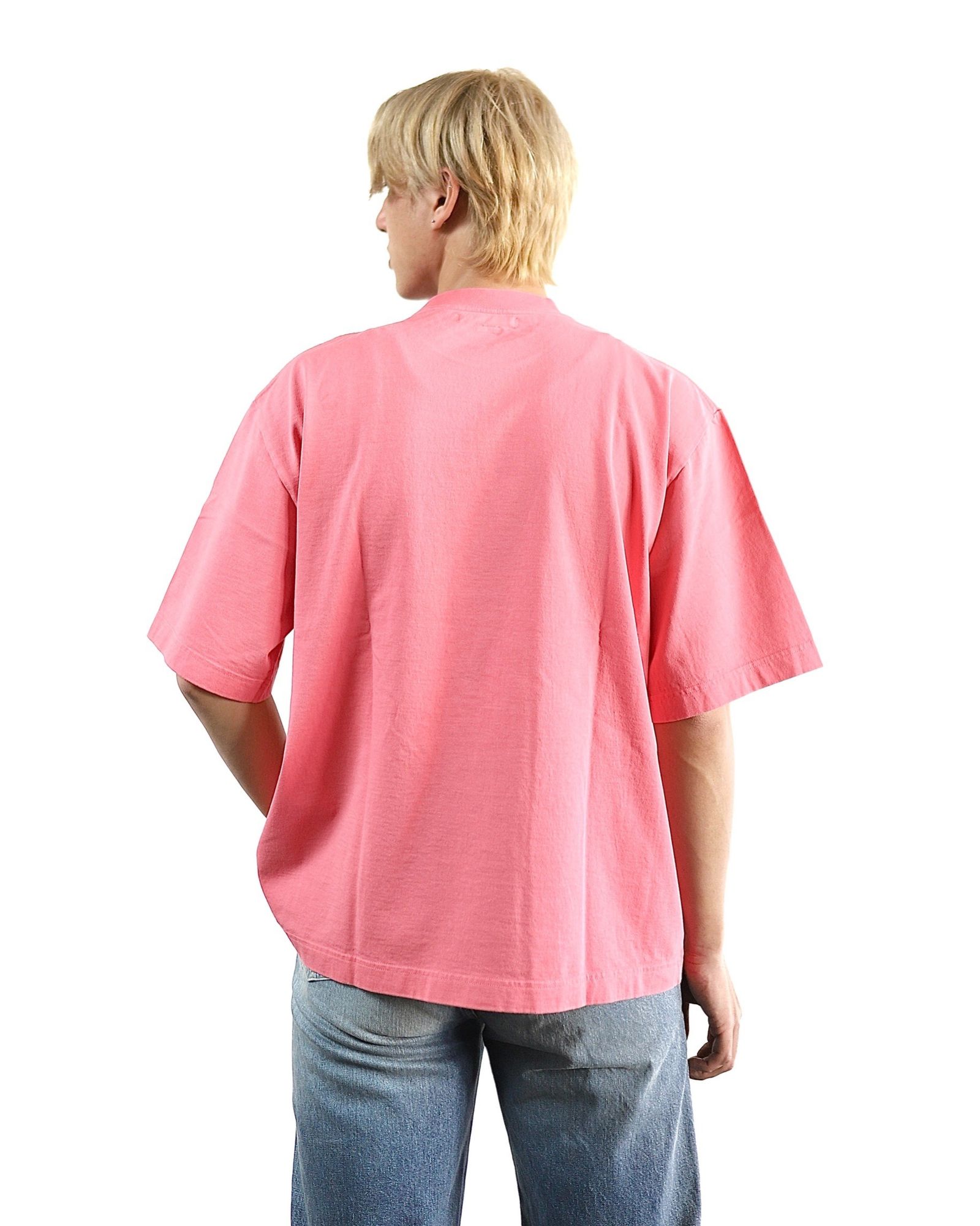 ブラームス24SS blurhms Piece-dyed Plain Tee(Pink) style 2024.3.21