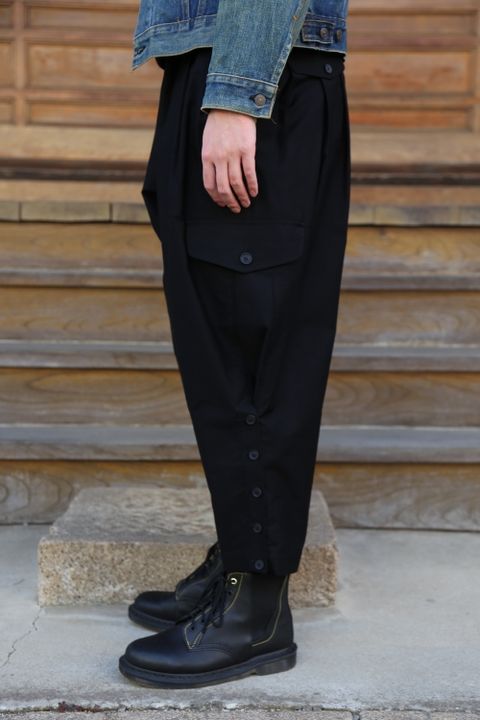 yohji yamamoto G-裾口アジャストパンツ(HD-P30-058) style.2021.4.9.