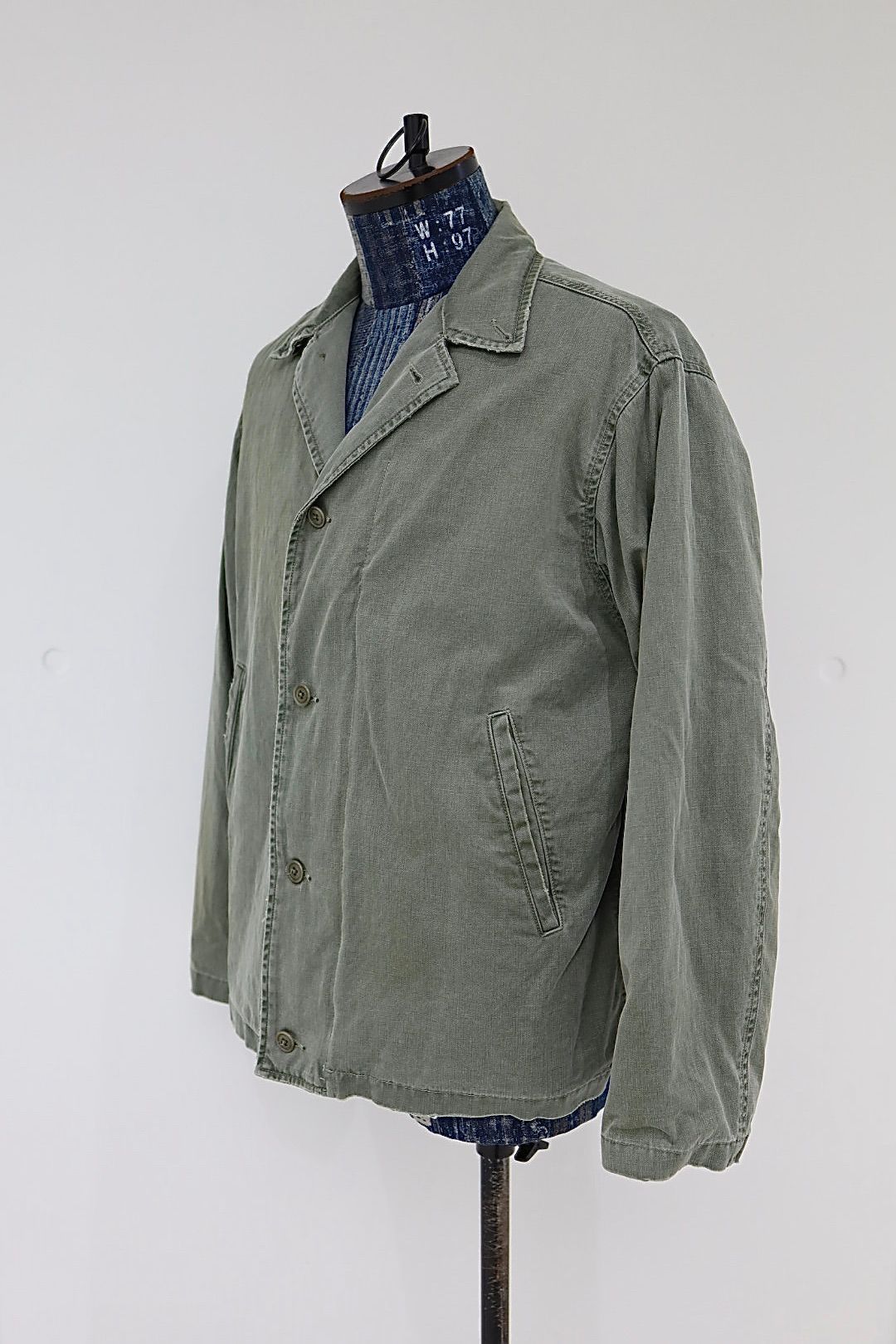 アプレッセ 2026 STYLE1 Vintage US NAVY N-4 Deck Jacket(26SAP-01-51)SAGE☆3月6日(金)再入荷しました！