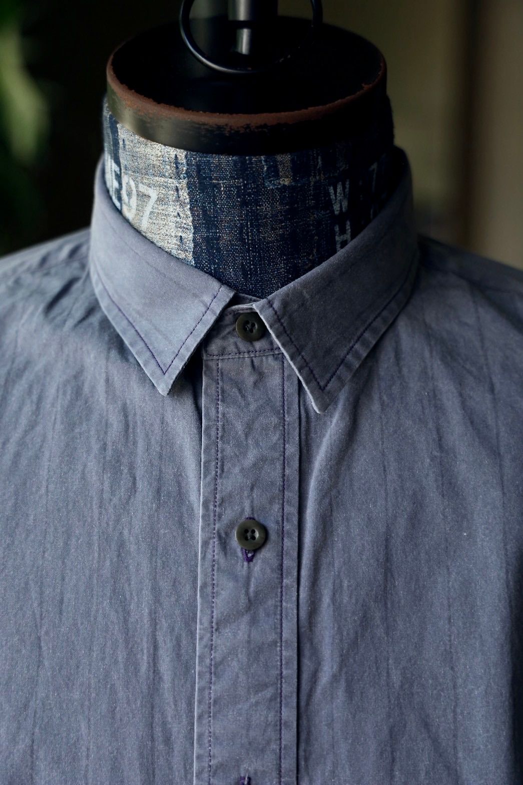 S.F.C 25FW エスエフシー BLEACHED SFC SHIRTS(SFCFW25S02)Navy☆9月20日(土)発売！