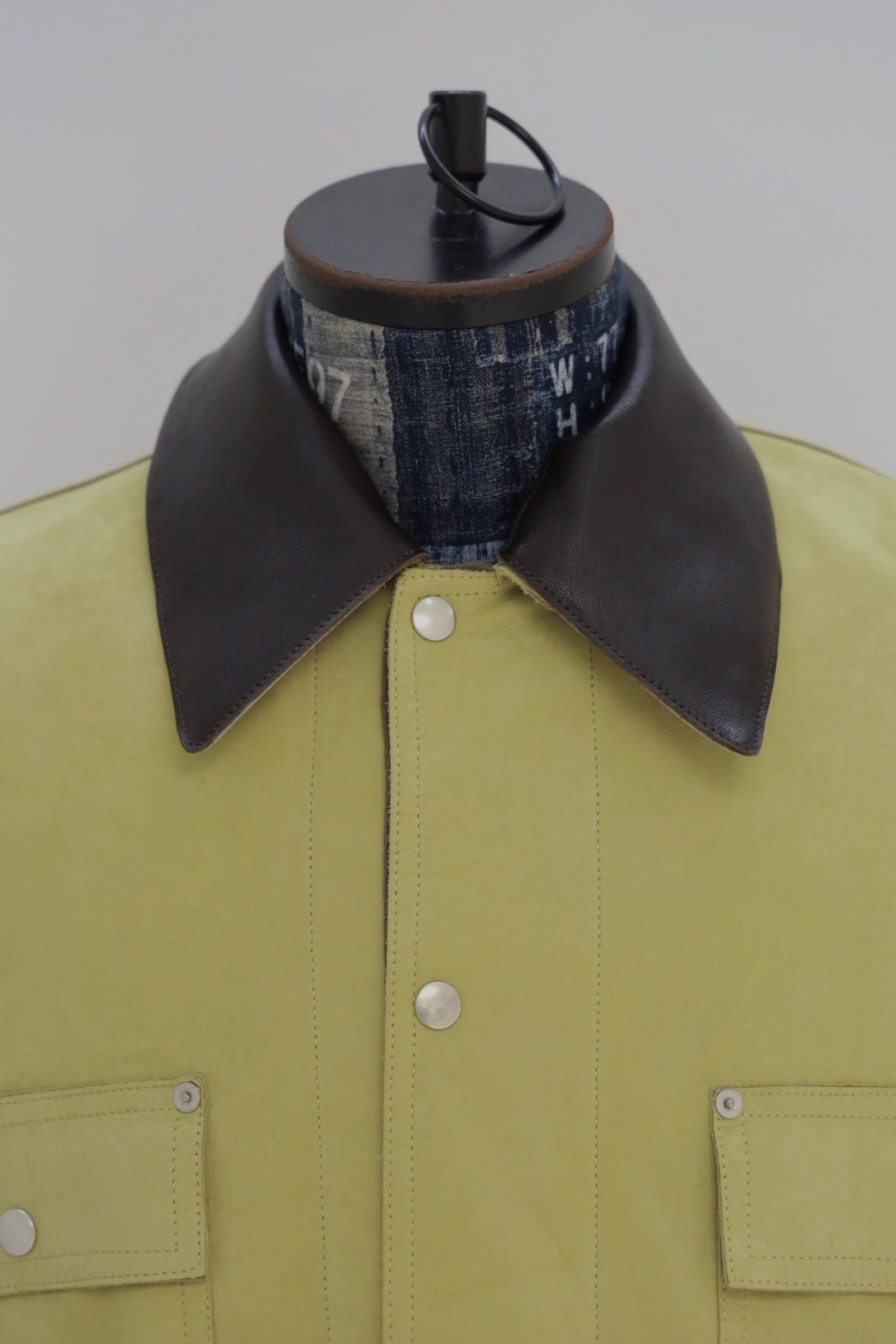 ヨーク 25FW Nuback Leather Coverall Jacket(YK25FW01019B) YELLOW BEIGE☆10月11日(土)新作発売！