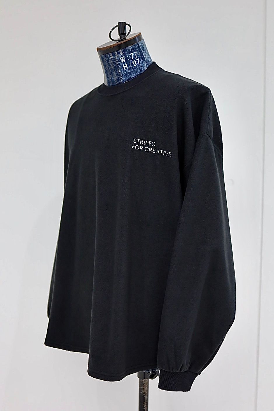 S.F.C 25FW SPOT エスエフシー FLEECE SUPER BIG LS ROUND TEE(SFCFW25CS01SP)Black☆12月20日(土)発売！