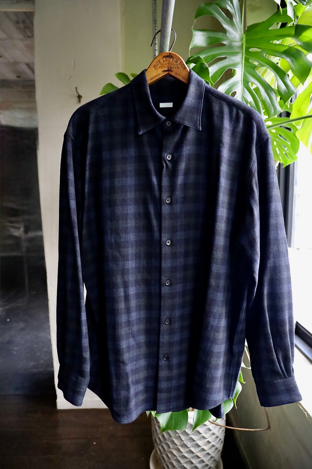アプレッセ 2026 STYLE2 Wool Regular Collar Shirt(26AAP-02-21)CHECK☆9月19日(土)発売！
