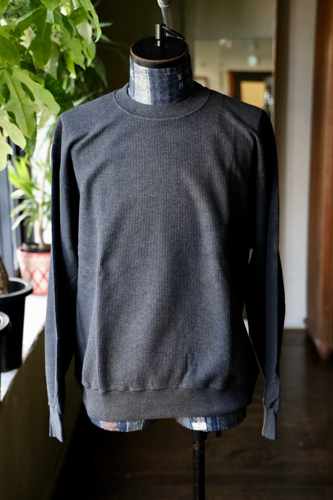 blurhms Mens 25FW Rough&Smooth Thermal P/O(bROOTS24F29F25)HeatherCharcoal☆8月29日(金)新作発売！