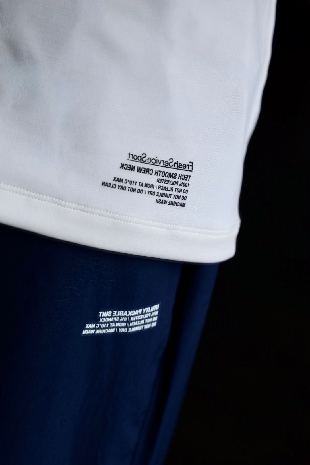 フレッシュサービス 2-PACK TECH SMOOTH L/S CREW NECK(WHITE)