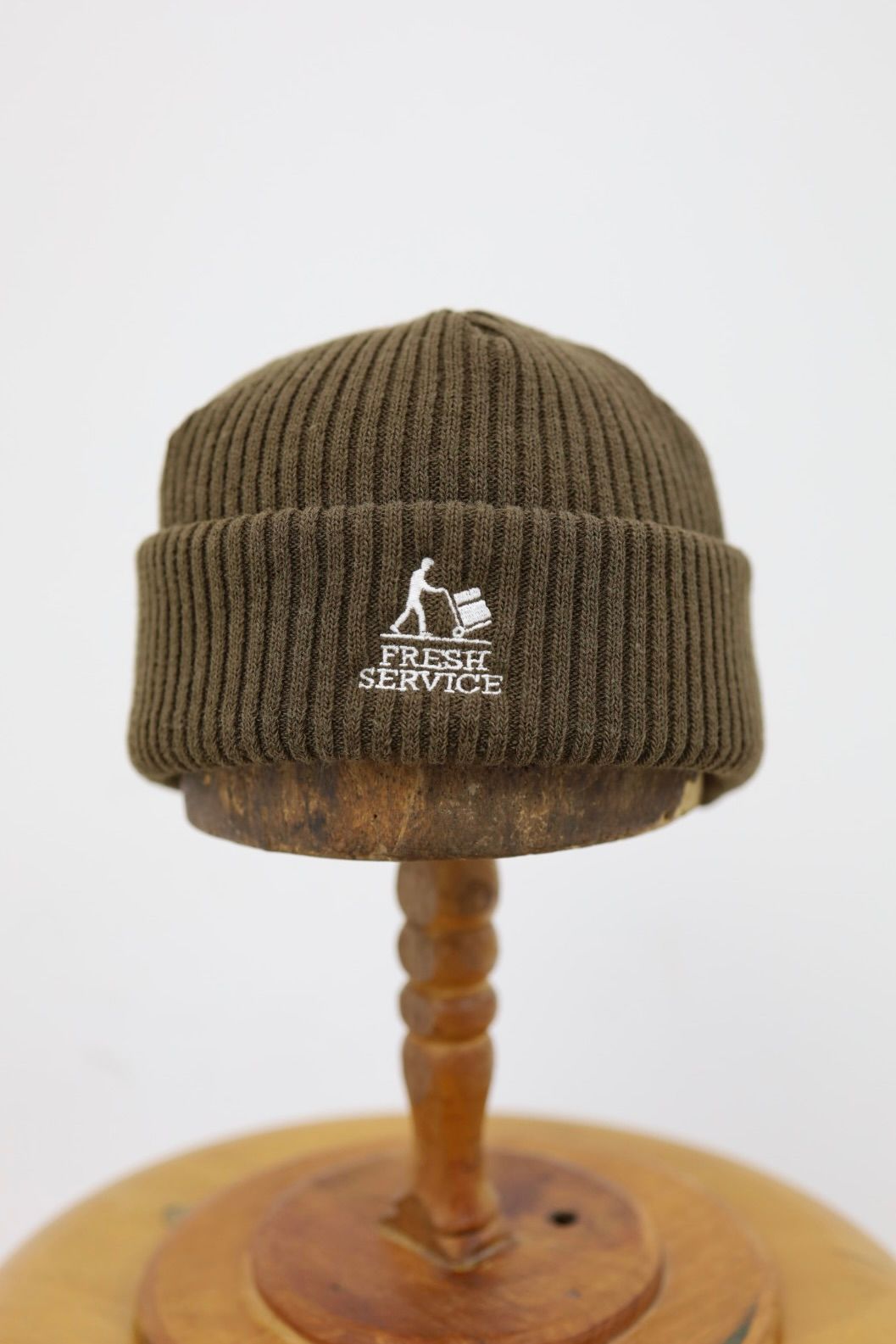 フレッシュサービスTHERMAL RIB KNIT WATCH CAP(FSP254-90069)KHAKI☆11月15日(土)発売！
