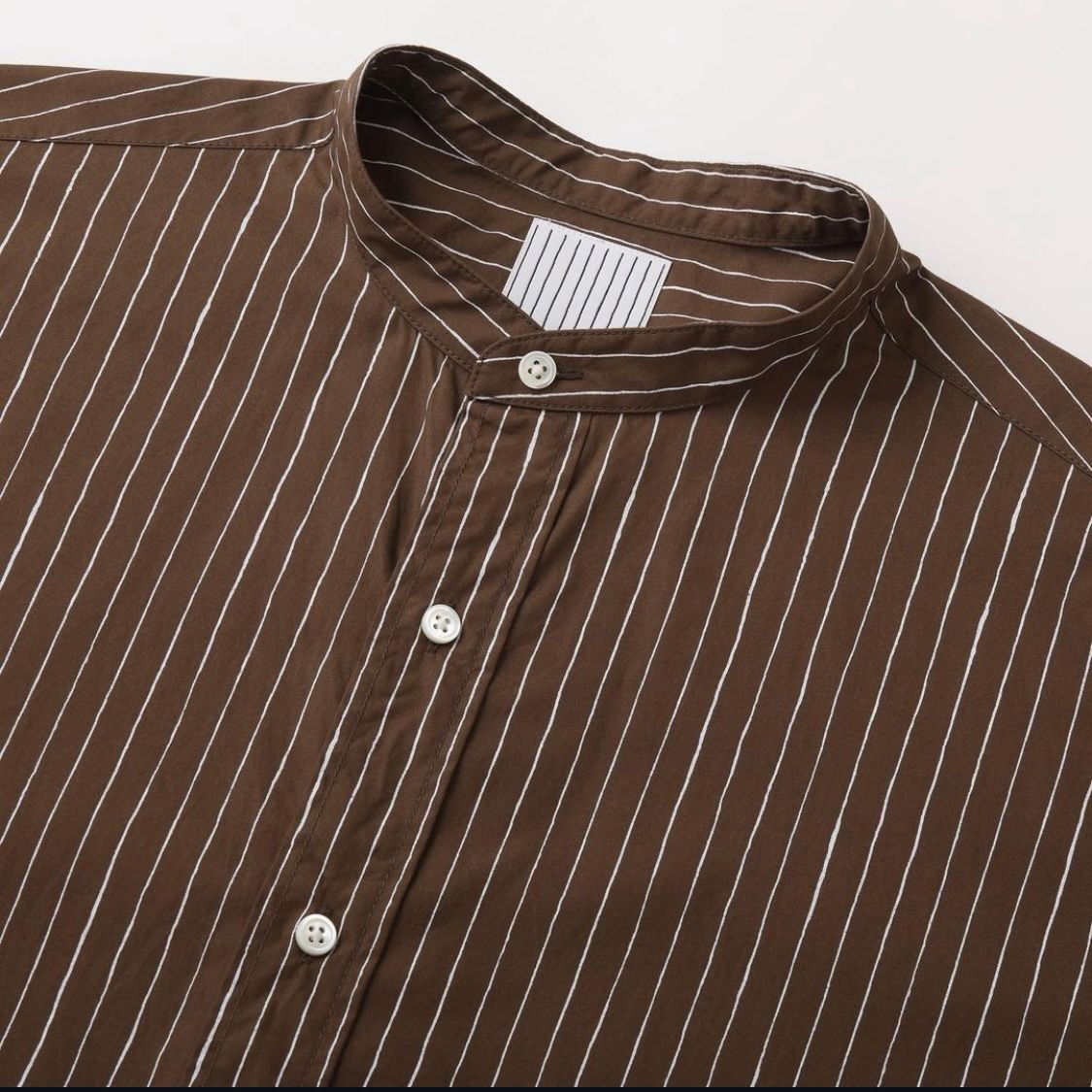 S.F.C 24FW エスエフシー NO COLLAR SFC SHIRT(SFCEW24S03)Brown☆9月21日(土)発売！