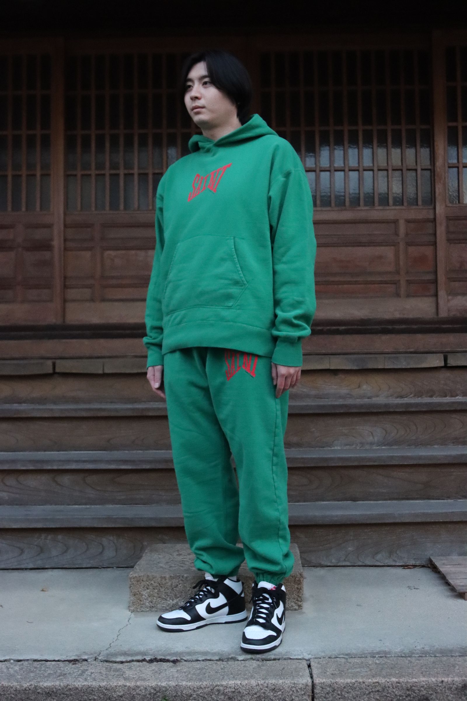 ©SAINT M×××××× 22SS HOODIE_LOGO"GREEN"style.