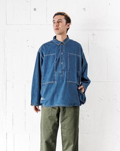 フレッシュサービス DENIM PULLOVER SHIRT(FSC251-50135FI)FADE INDIGO☆2月22日(土)発売！