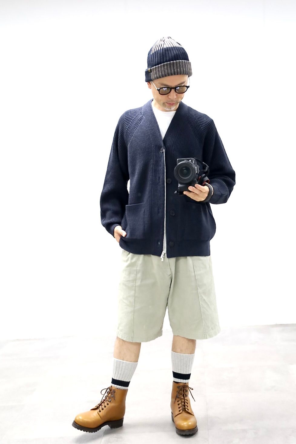 COMME des GARCONS HOMME 26FW BATONER ZIPカーディガンスタイル