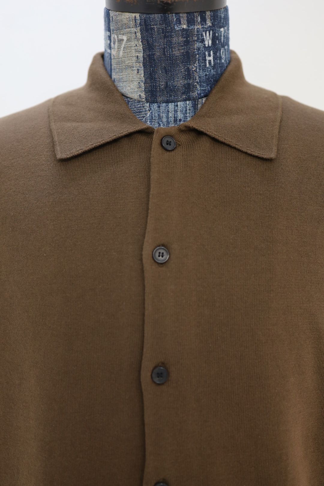 アプレッセ 2026 STYLE1 Cotton Knit Polo Collar Cardigan(26SAP-03-04)BROWN☆2月7日(土)発売！